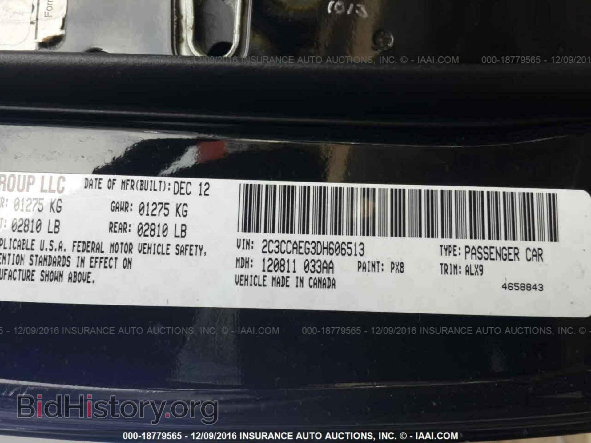 2013 Chrysler 300c - VIN: 2C3CCAEG3DH606513 - Фото 9