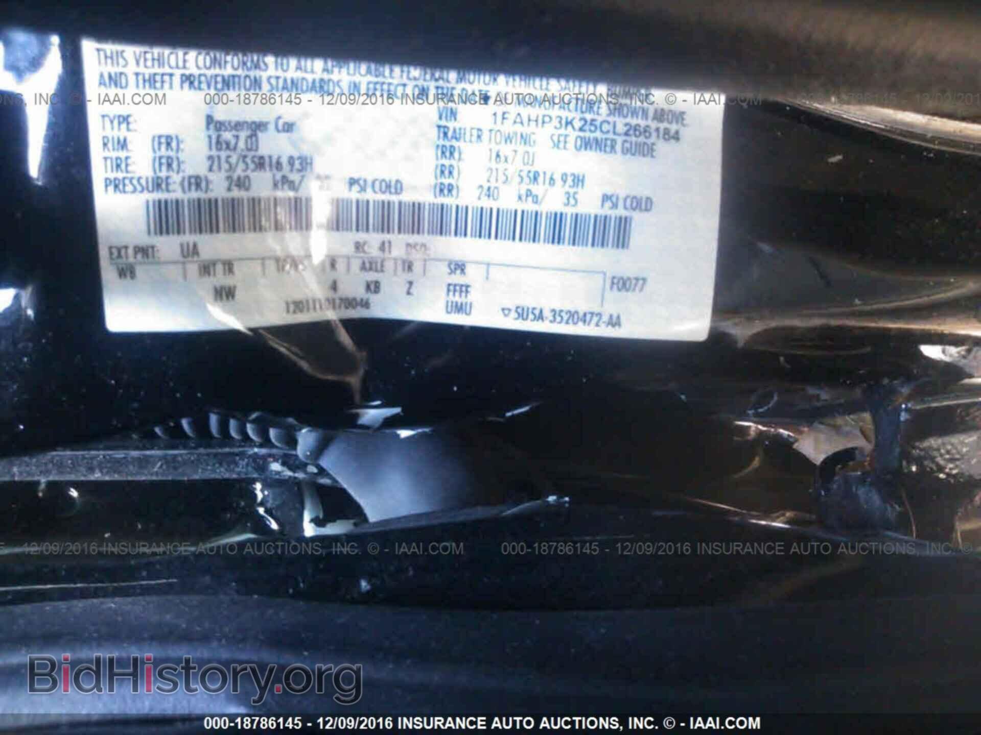 2012 FORD FOCUS - VIN: 1FAHP3K25CL266184 - Photo 9