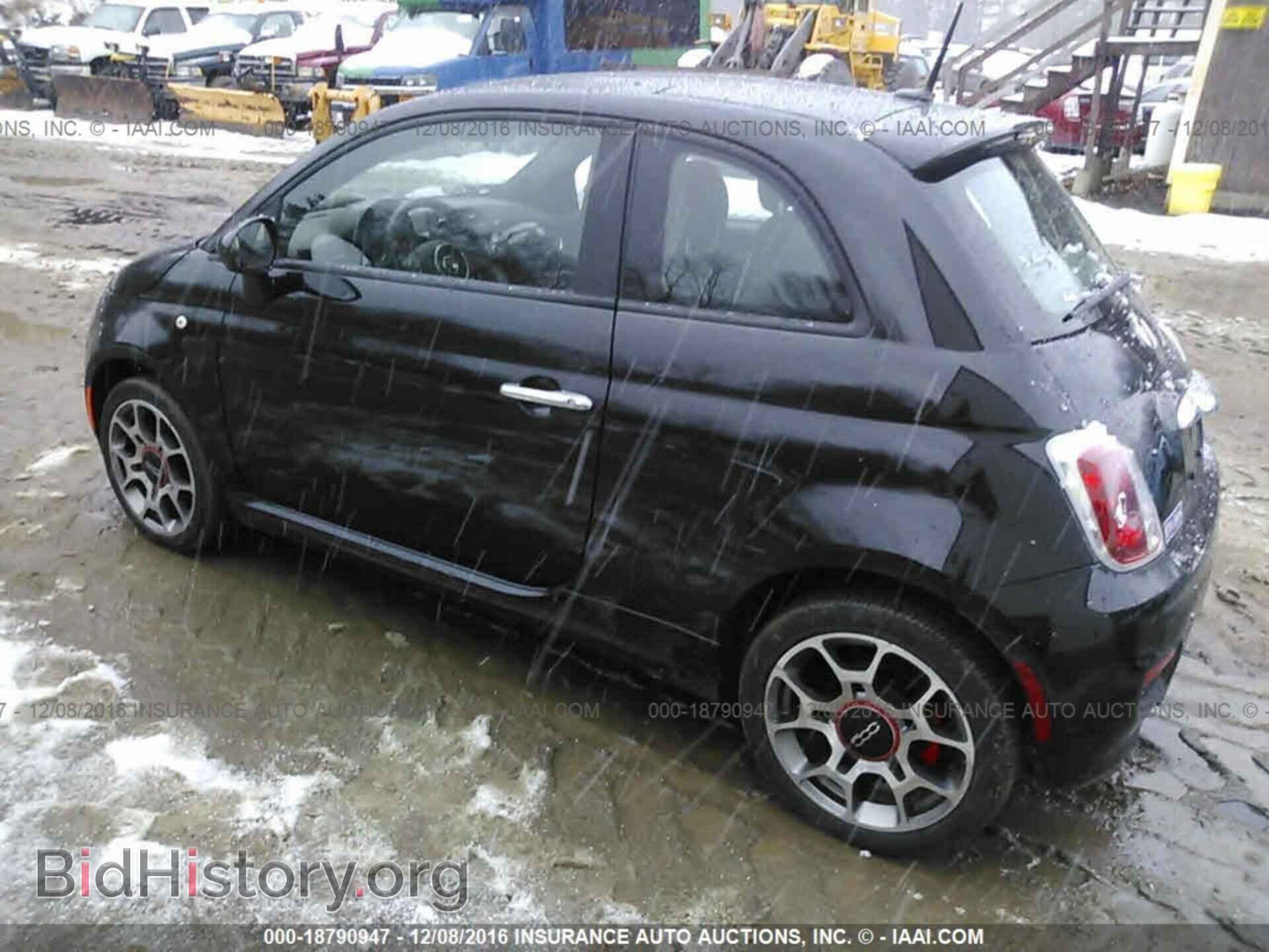 2013 Fiat 500 - VIN: 3C3CFFBR2DT514231 - Фото 3