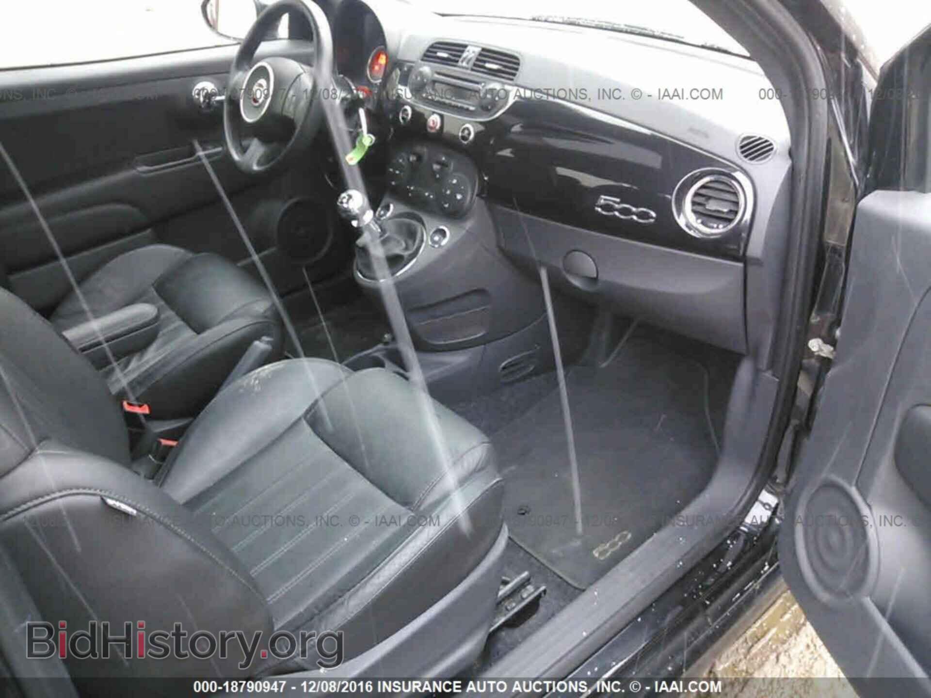 2013 Fiat 500 - VIN: 3C3CFFBR2DT514231 - Фото 5