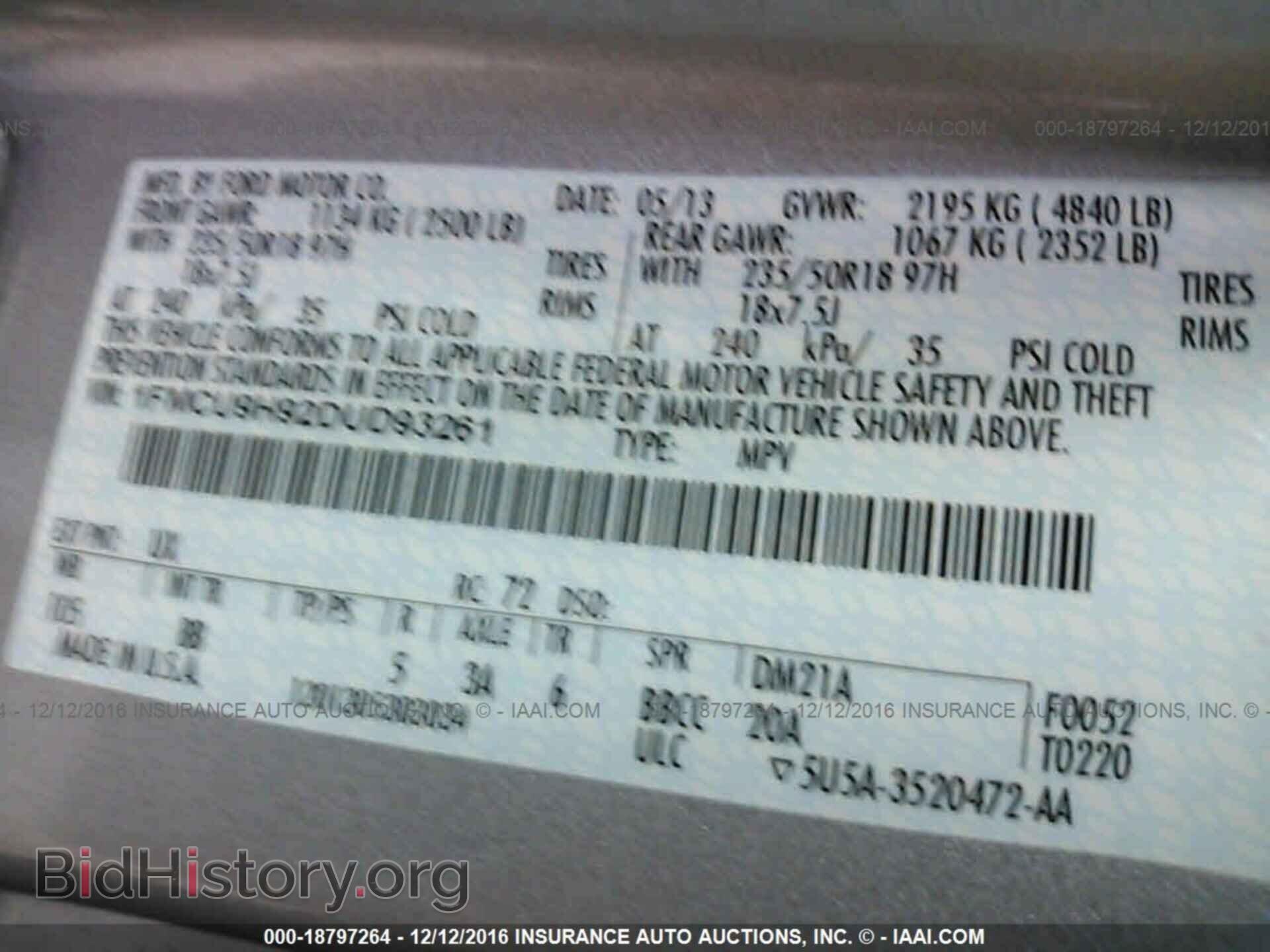 2013 Ford Escape - VIN: 1FMCU9H92DUD93261 - Photo 9