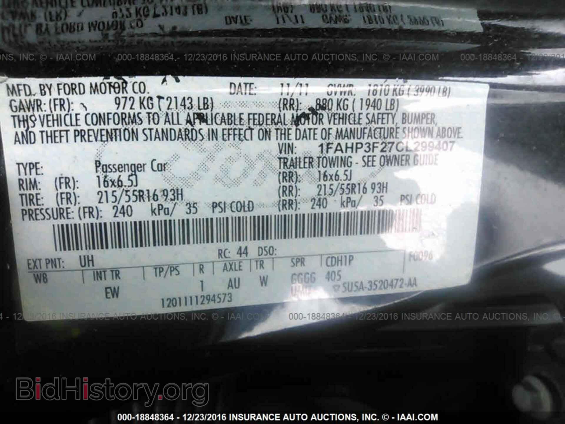 2012 Ford Focus - VIN: 1FAHP3F27CL299407 - Photo 9