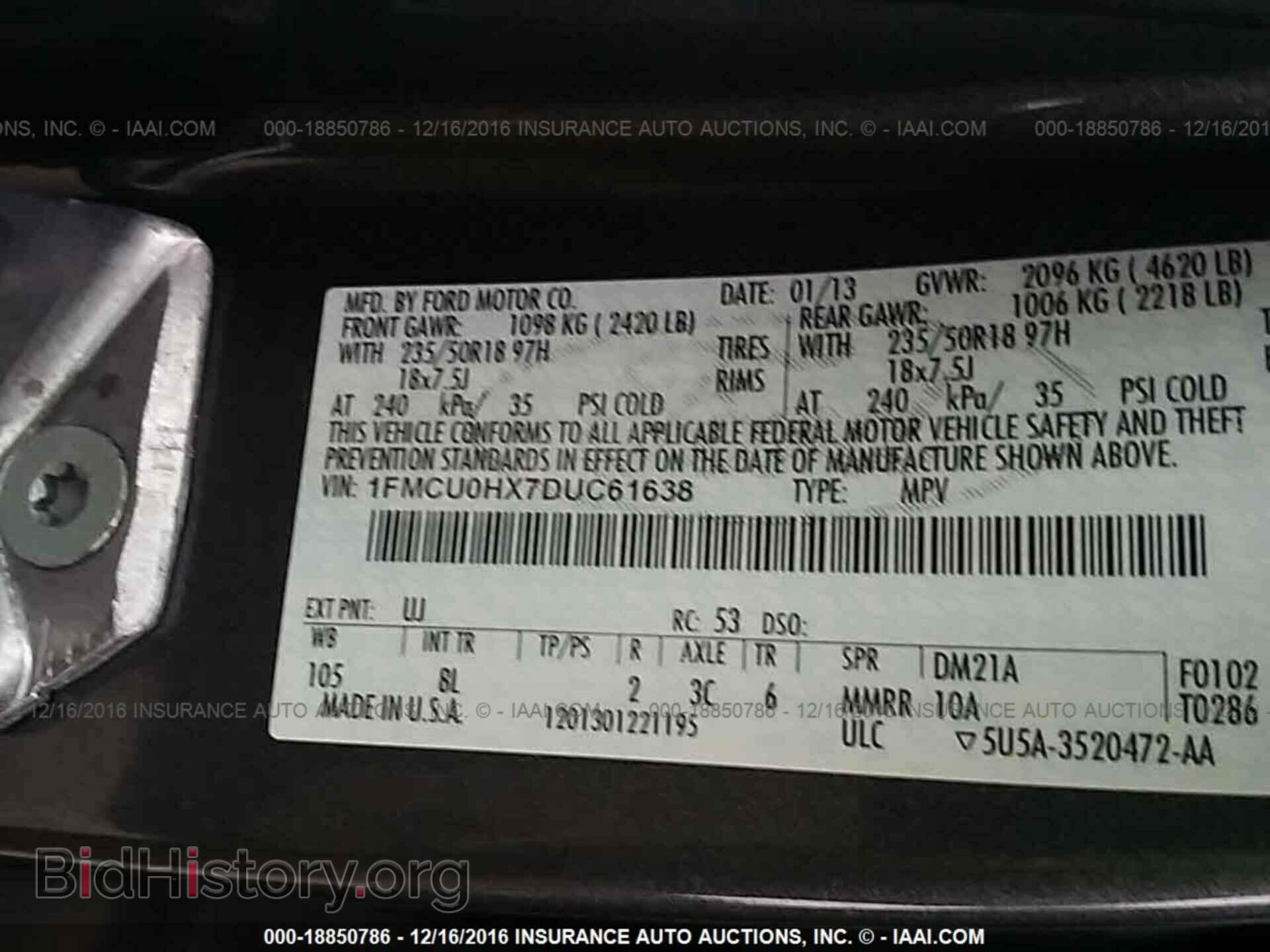 2013 Ford Escape - VIN: 1FMCU0HX7DUC61638 - Photo 9