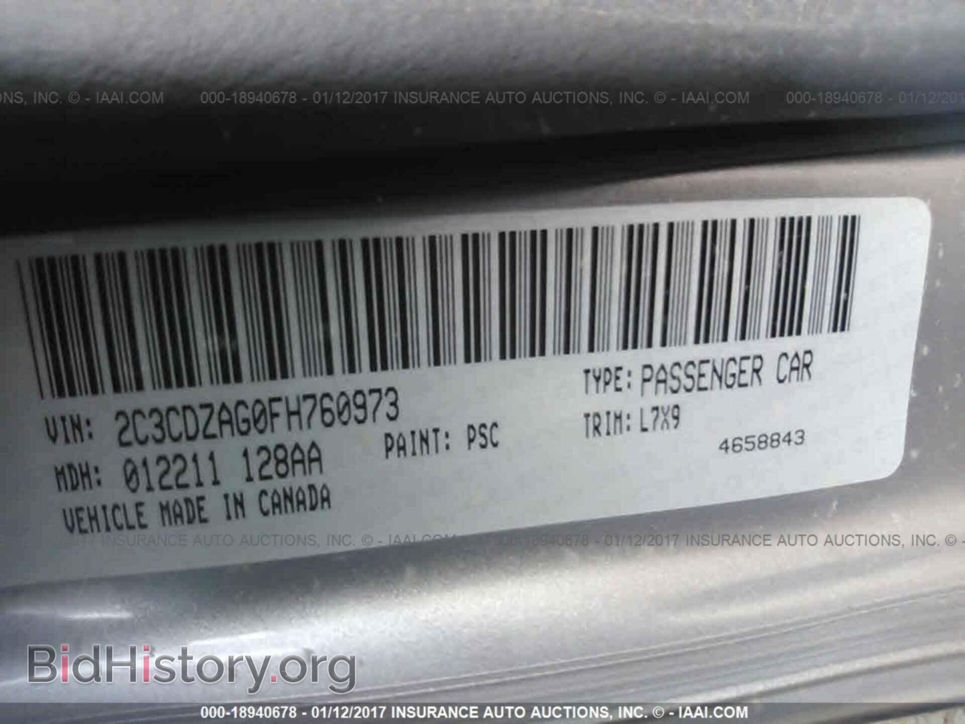 2015 Dodge Challenger - VIN: 2C3CDZAG0FH760973 - Photo 9