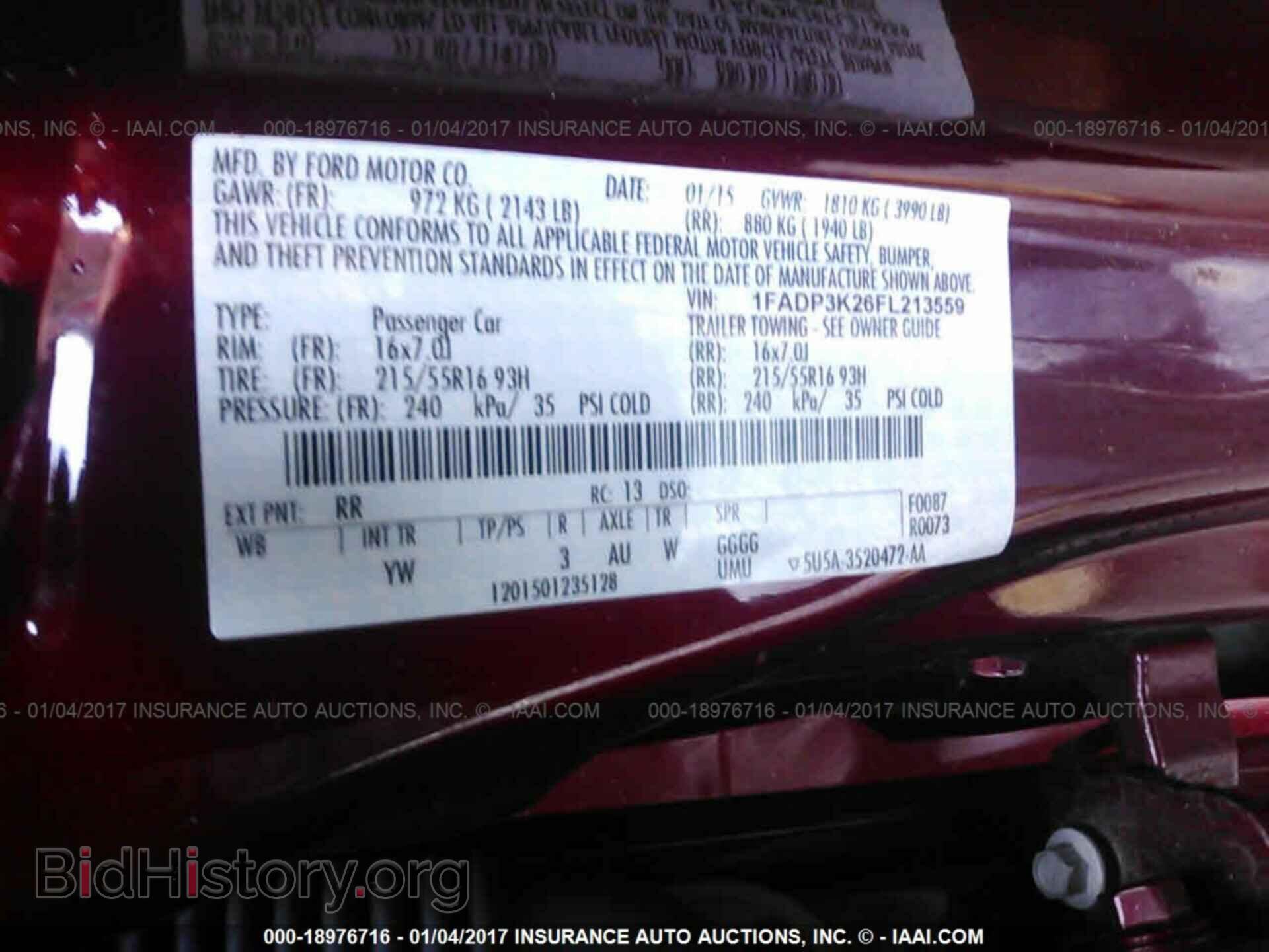 2015 Ford Focus - VIN: 1FADP3K26FL213559 - Фото 9