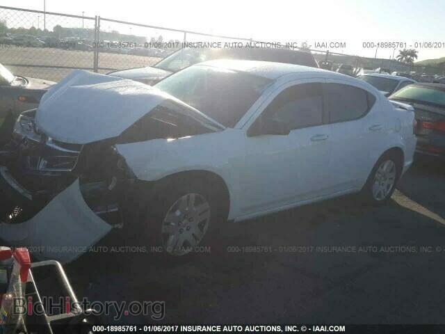 2014 Dodge Avenger - VIN: 1C3CDZAB3EN165996 - Фото 2