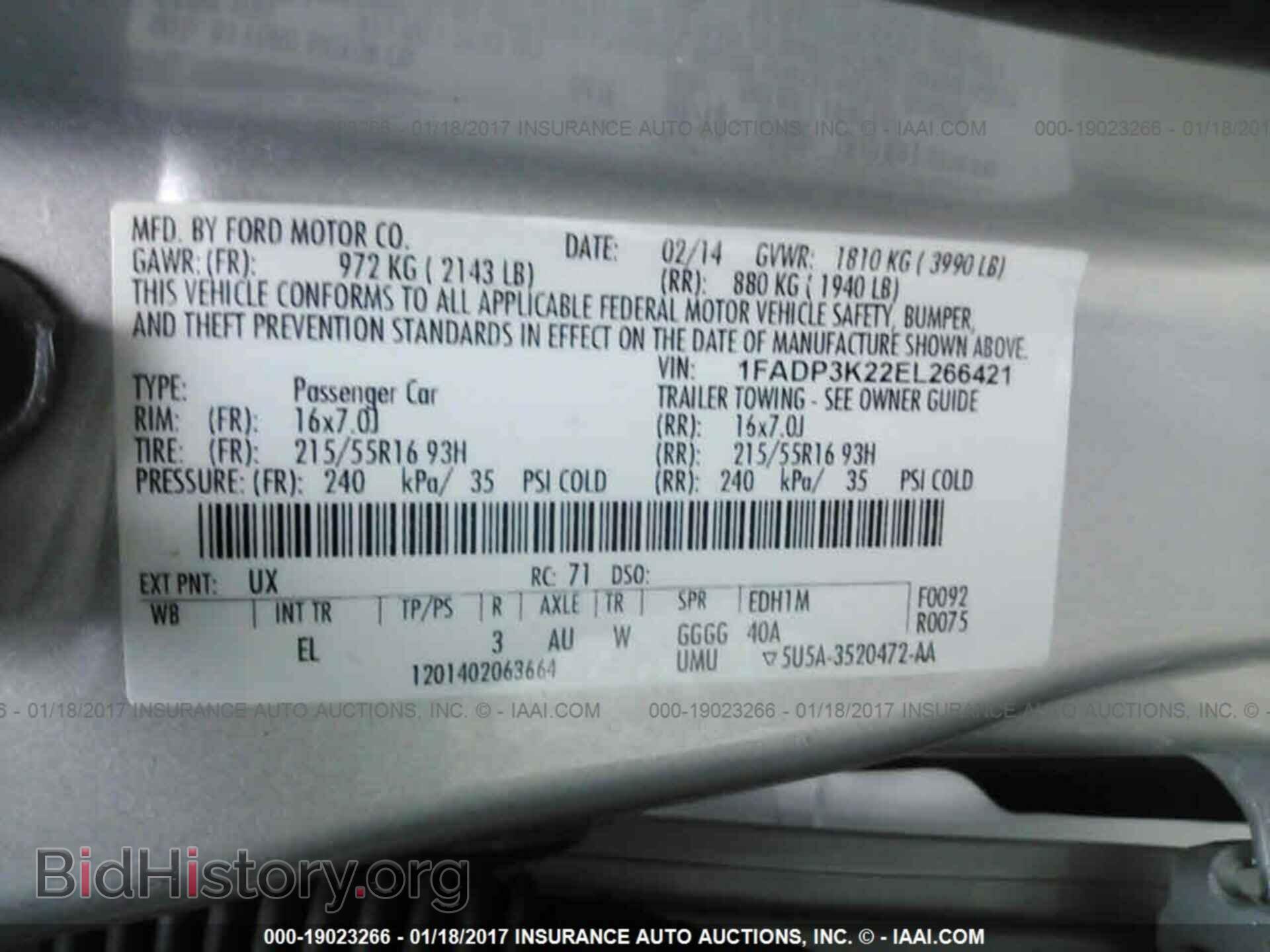 2014 Ford Focus - VIN: 1FADP3K22EL266421 - Photo 9