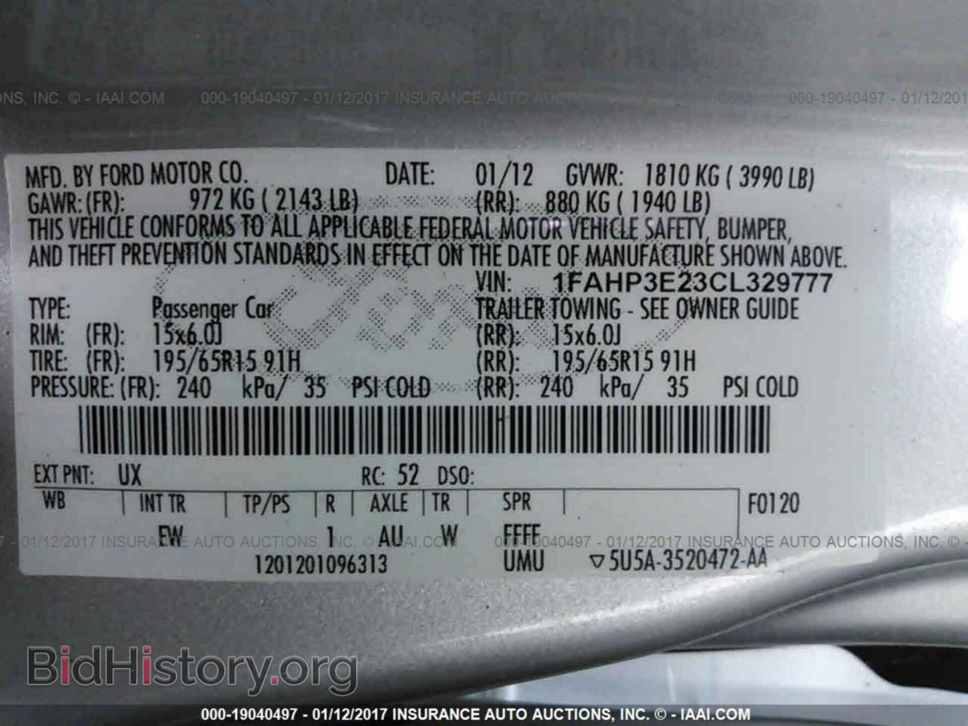 2012 Ford Focus - VIN: 1FAHP3E23CL329777 - Photo 9