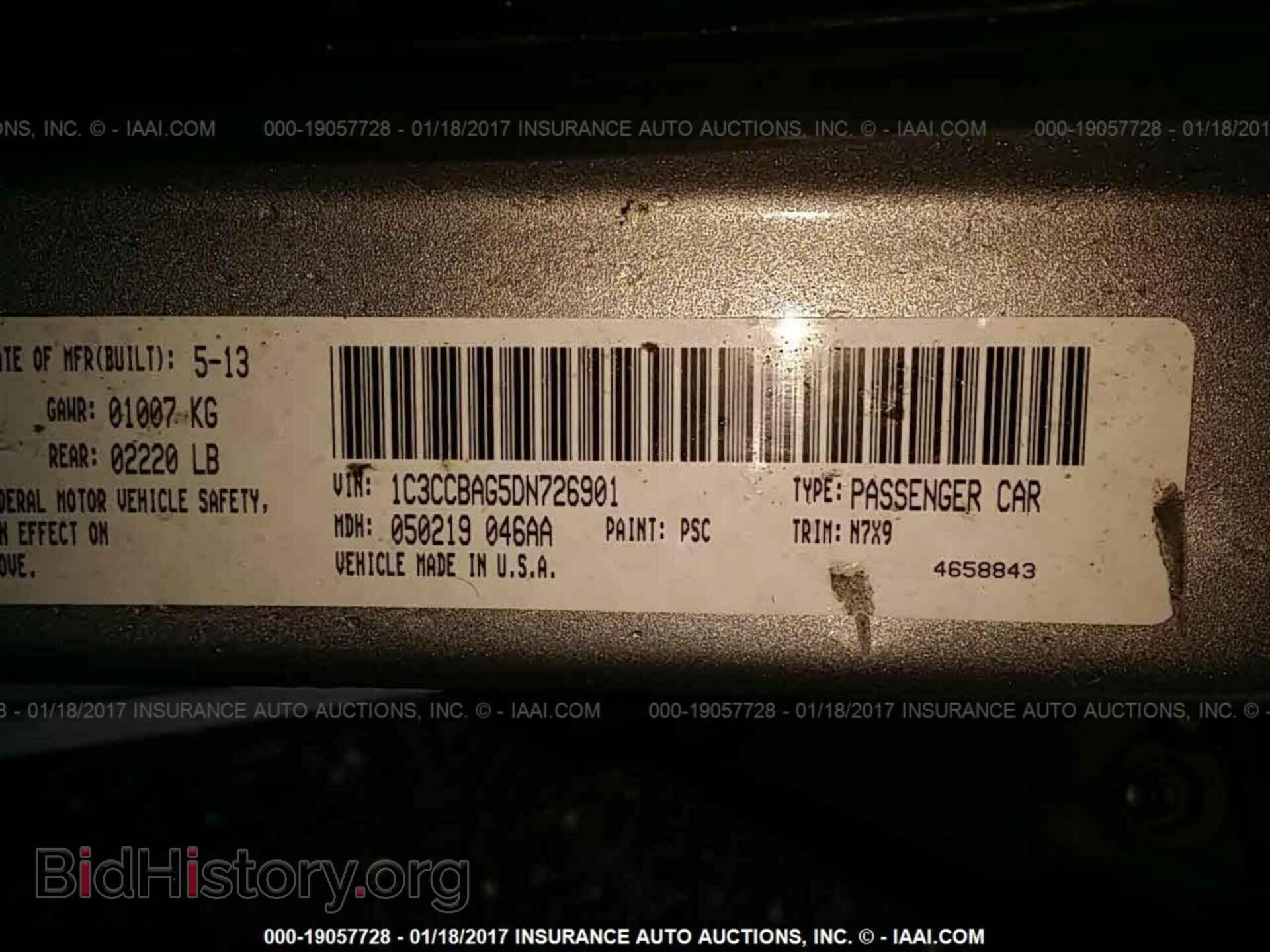 2013 Chrysler 200 - VIN: 1C3CCBAG5DN726901 - Photo 9