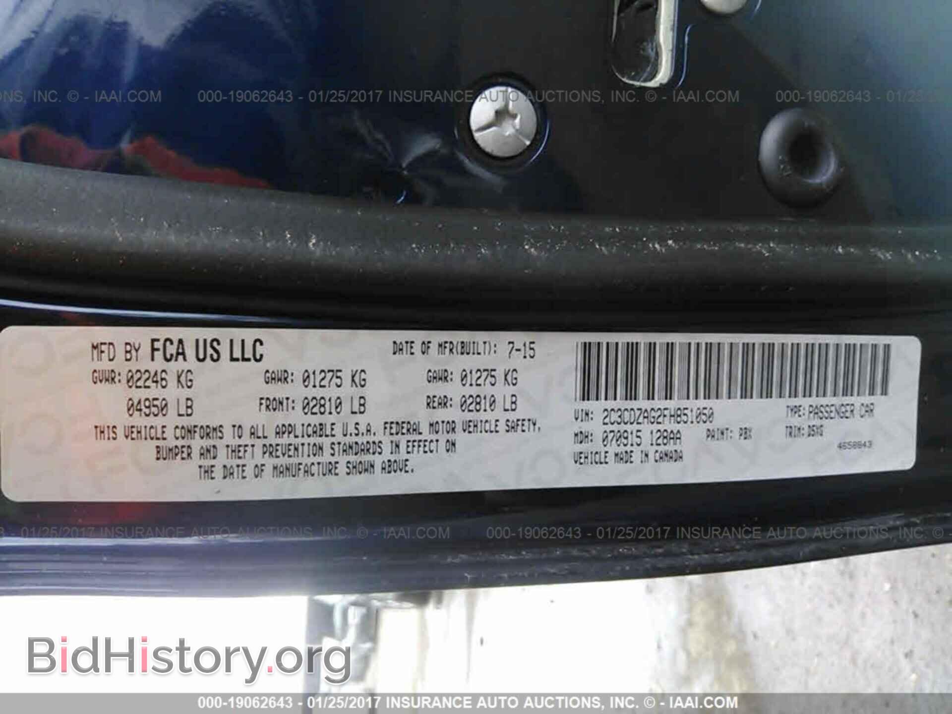 2015 Dodge Challenger - VIN: 2C3CDZAG2FH851050 - Photo 9
