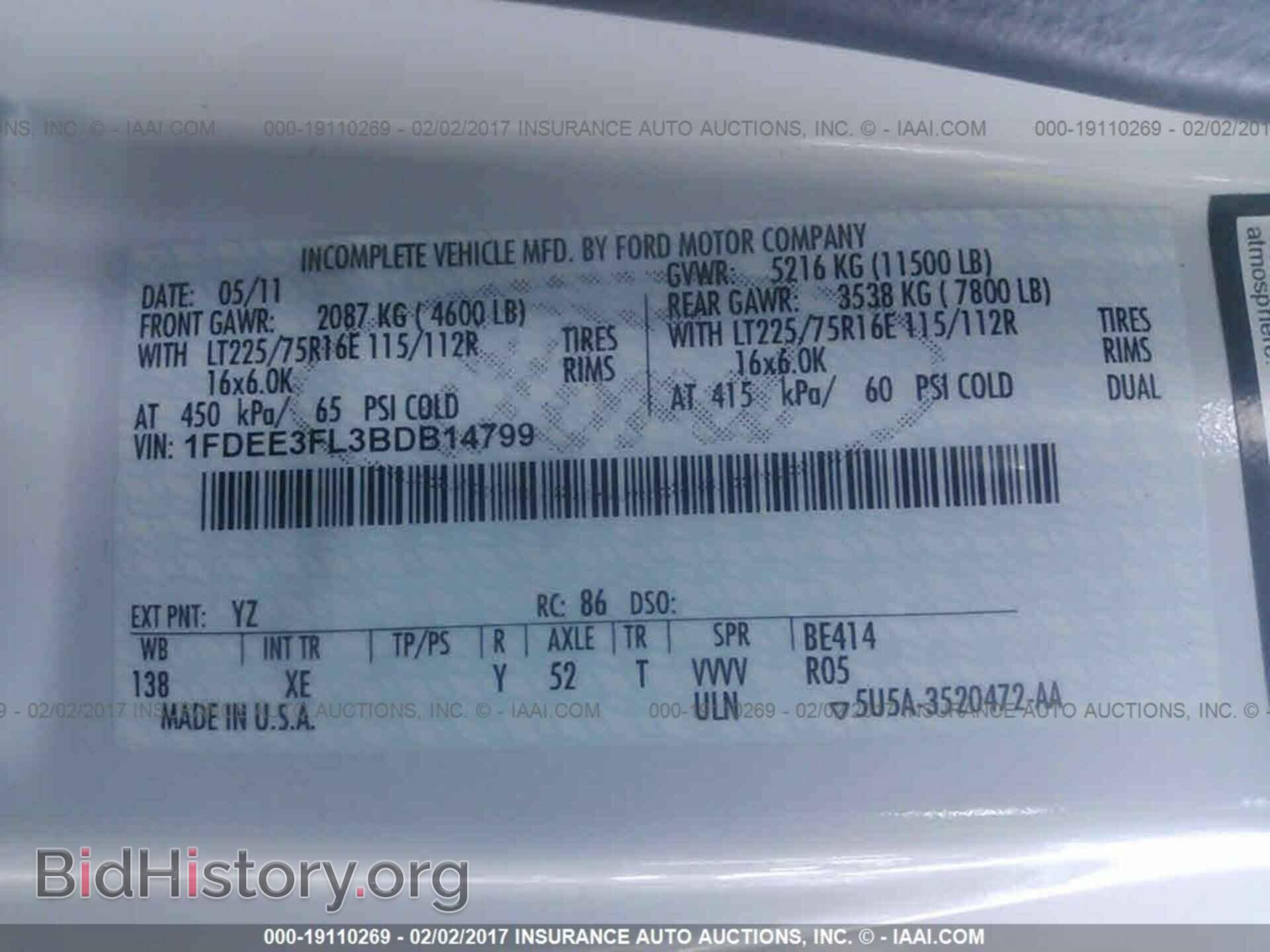 2011 Ford Econoline - VIN: 1FDEE3FL3BDB14799 - Photo 9