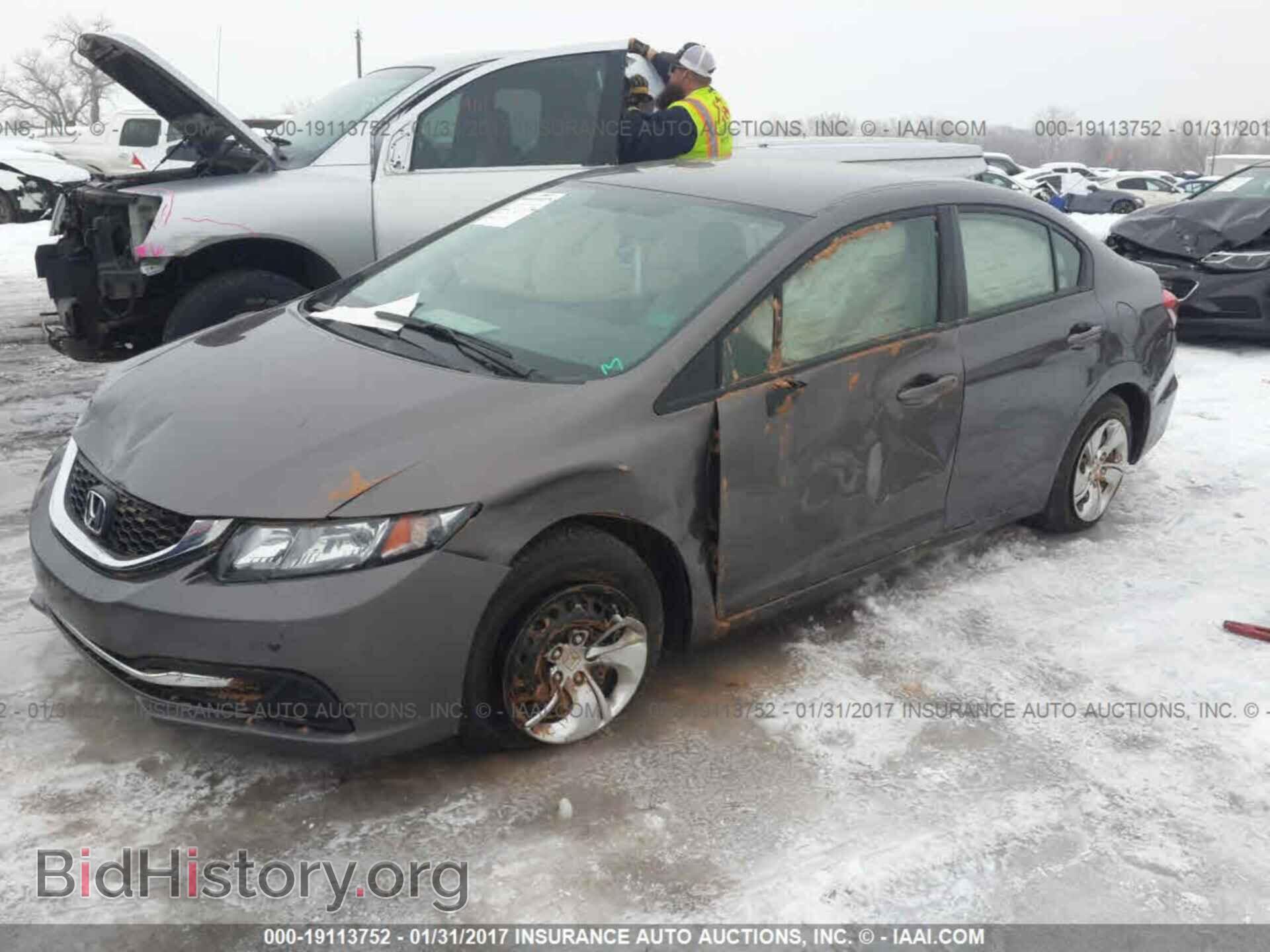 2013 Honda Civic - VIN: 19XFB2F53DE019710 - Фото 2