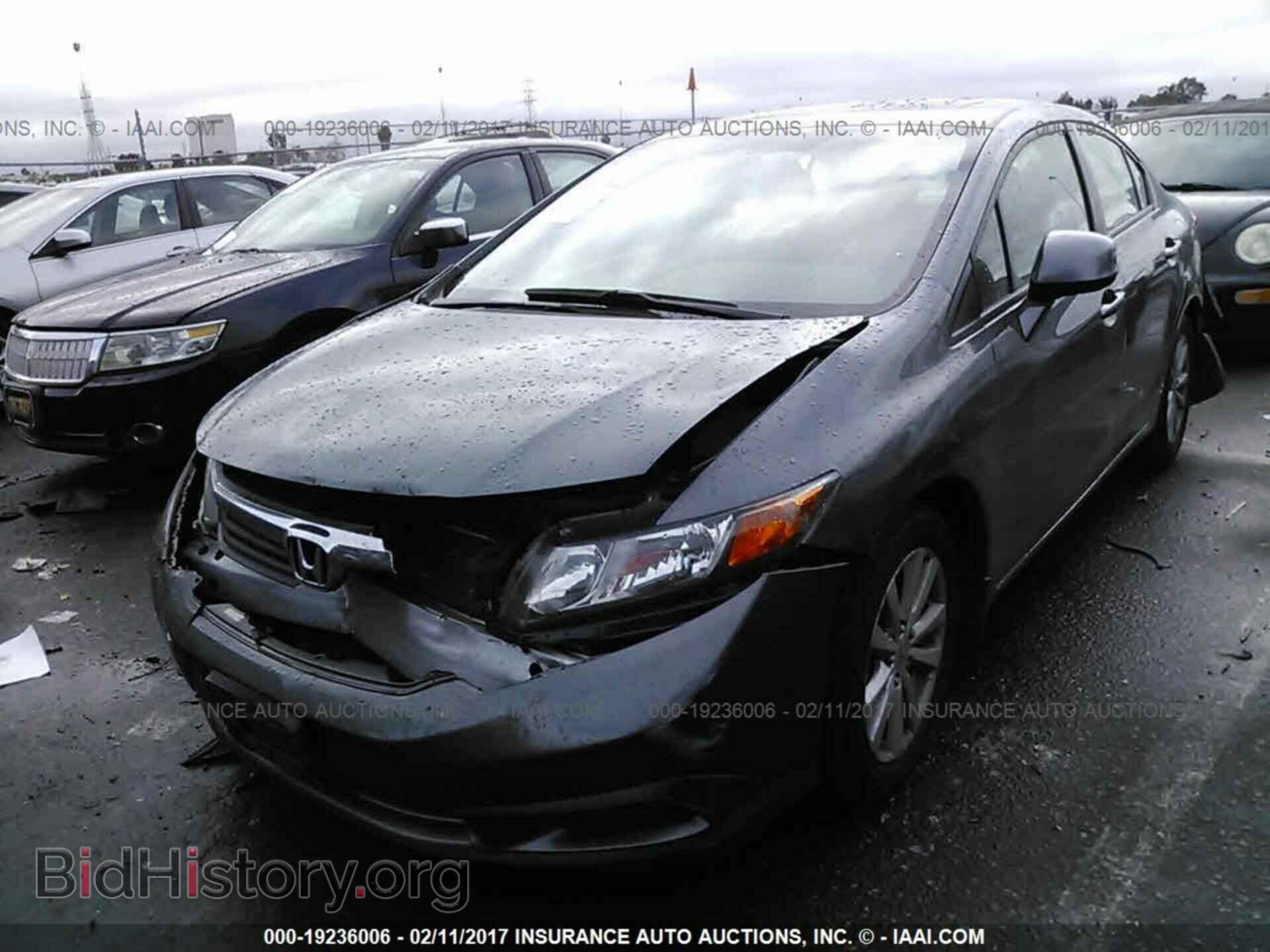 2012 Honda Civic - VIN: 19XFB2F87CE386344 - Фото 2