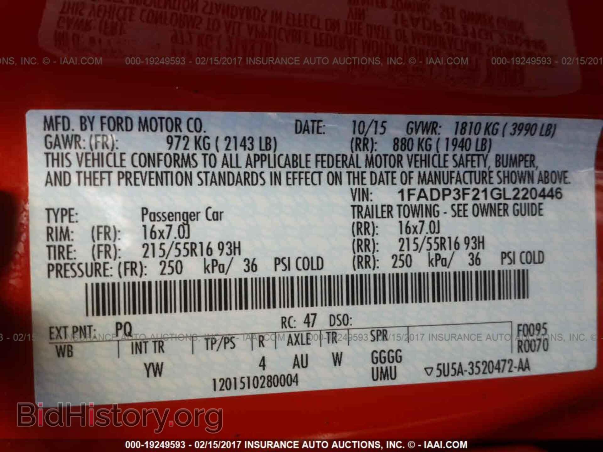 2016 Ford Focus - VIN: 1FADP3F21GL220446 - Photo 9