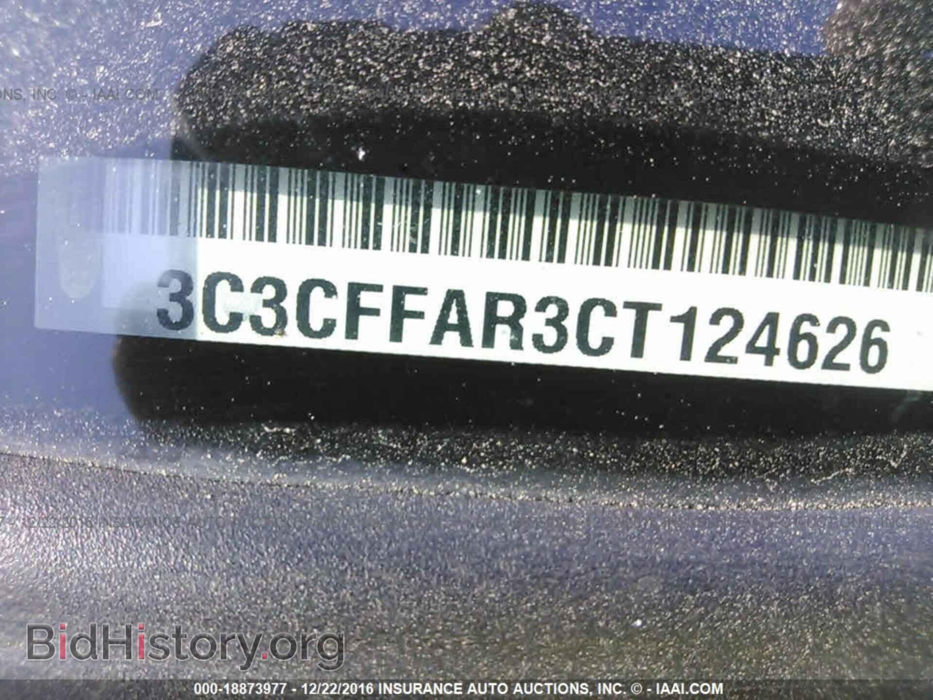 2012 FIAT 500 - VIN: 3C3CFFAR3CT124626 - Фото 9