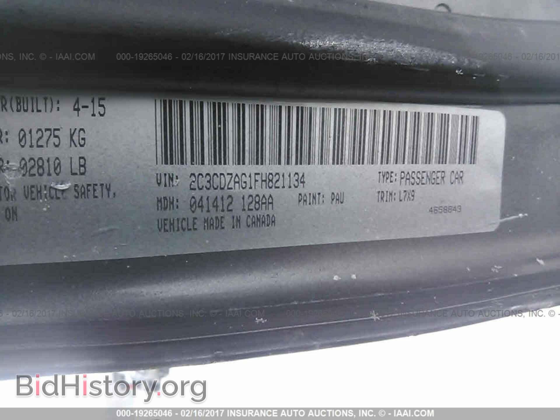 2015 Dodge Challenger - VIN: 2C3CDZAG1FH821134 - Photo 9