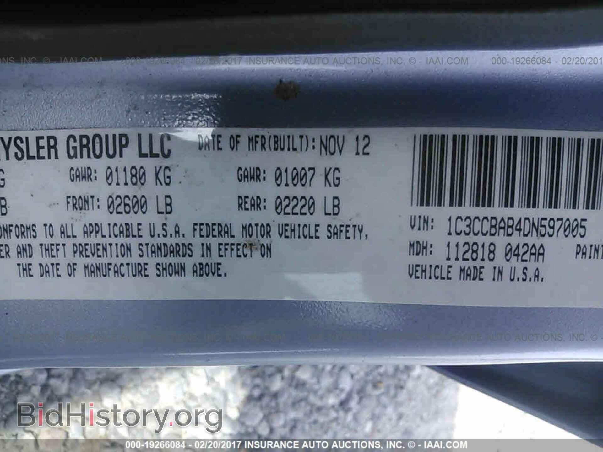 2013 Chrysler 200 - VIN: 1C3CCBAB4DN597005 - Photo 9