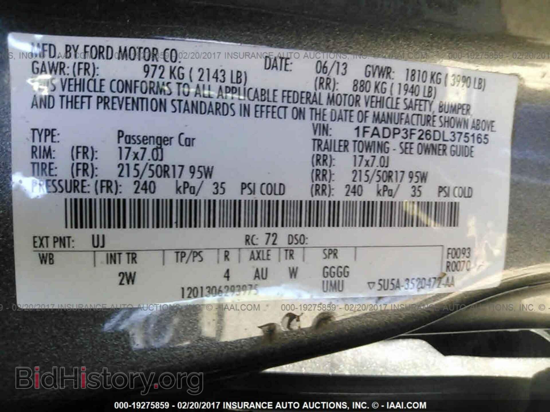 2013 Ford Focus - VIN: 1FADP3F26DL375165 - Фото 9