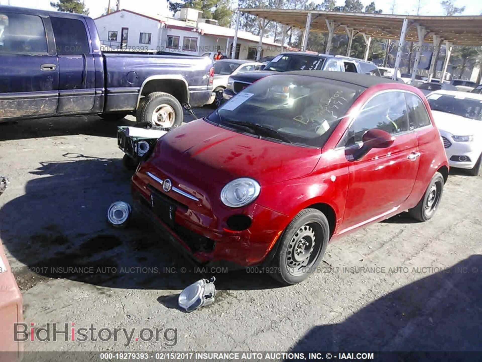 2012 Fiat 500 - VIN: 3C3CFFDR8CT339513 - Фото 2