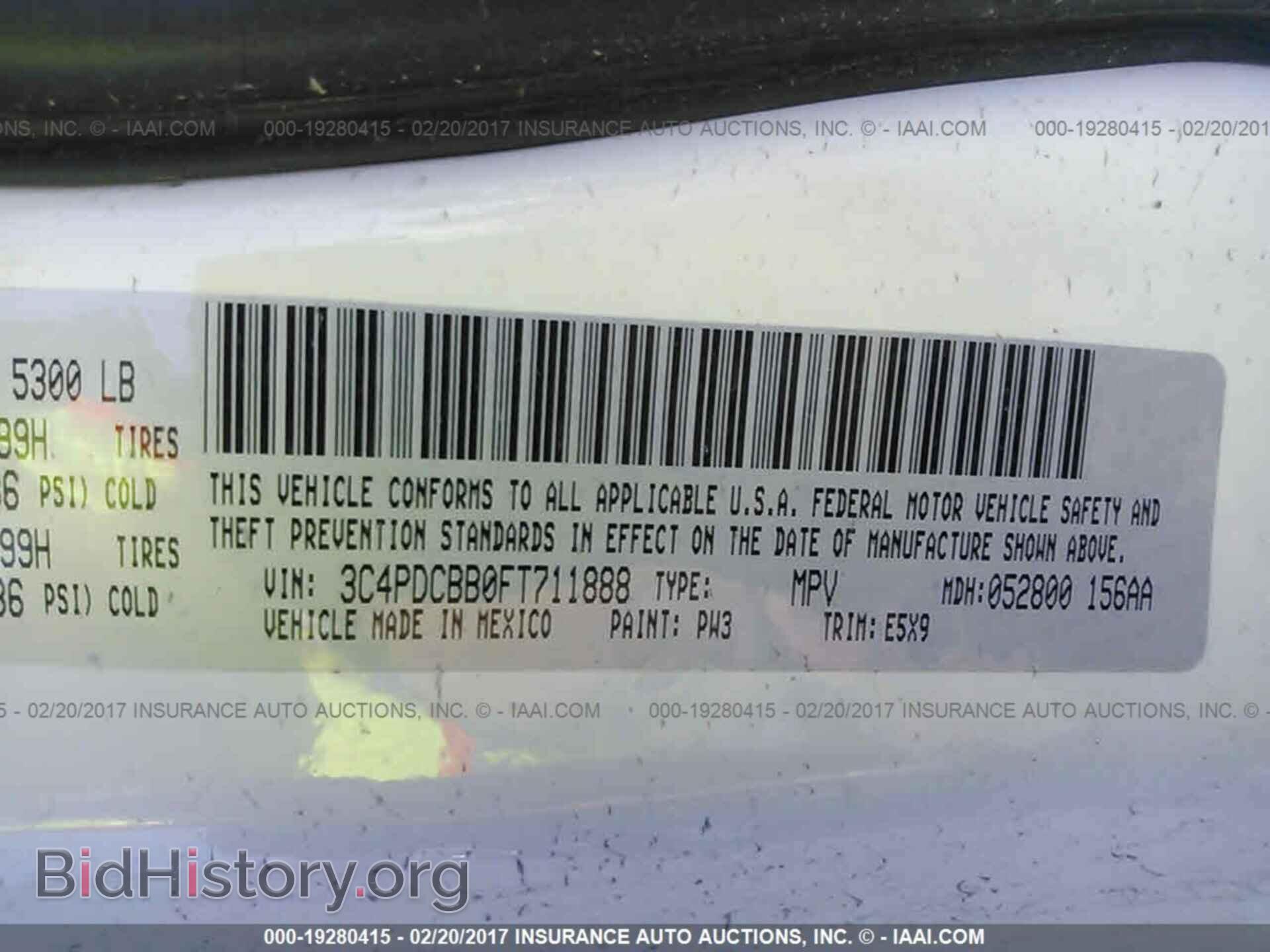 2015 Dodge Journey - VIN: 3C4PDCBB0FT711888 - Photo 9