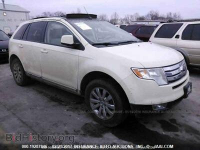 2007 Ford EDGE SEL, белый — VIN 2FMDK38C97BA97151, IAAI