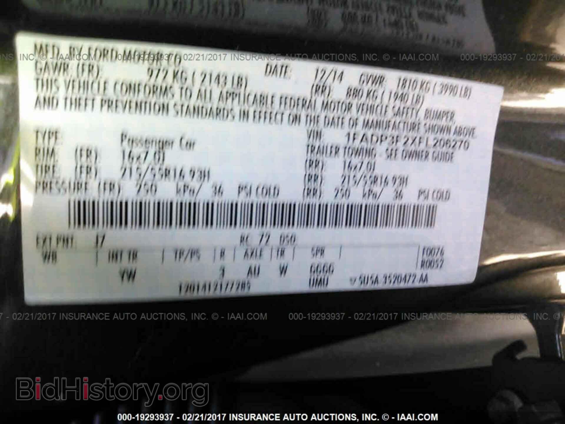 2015 Ford Focus - VIN: 1FADP3F2XFL206270 - Photo 9