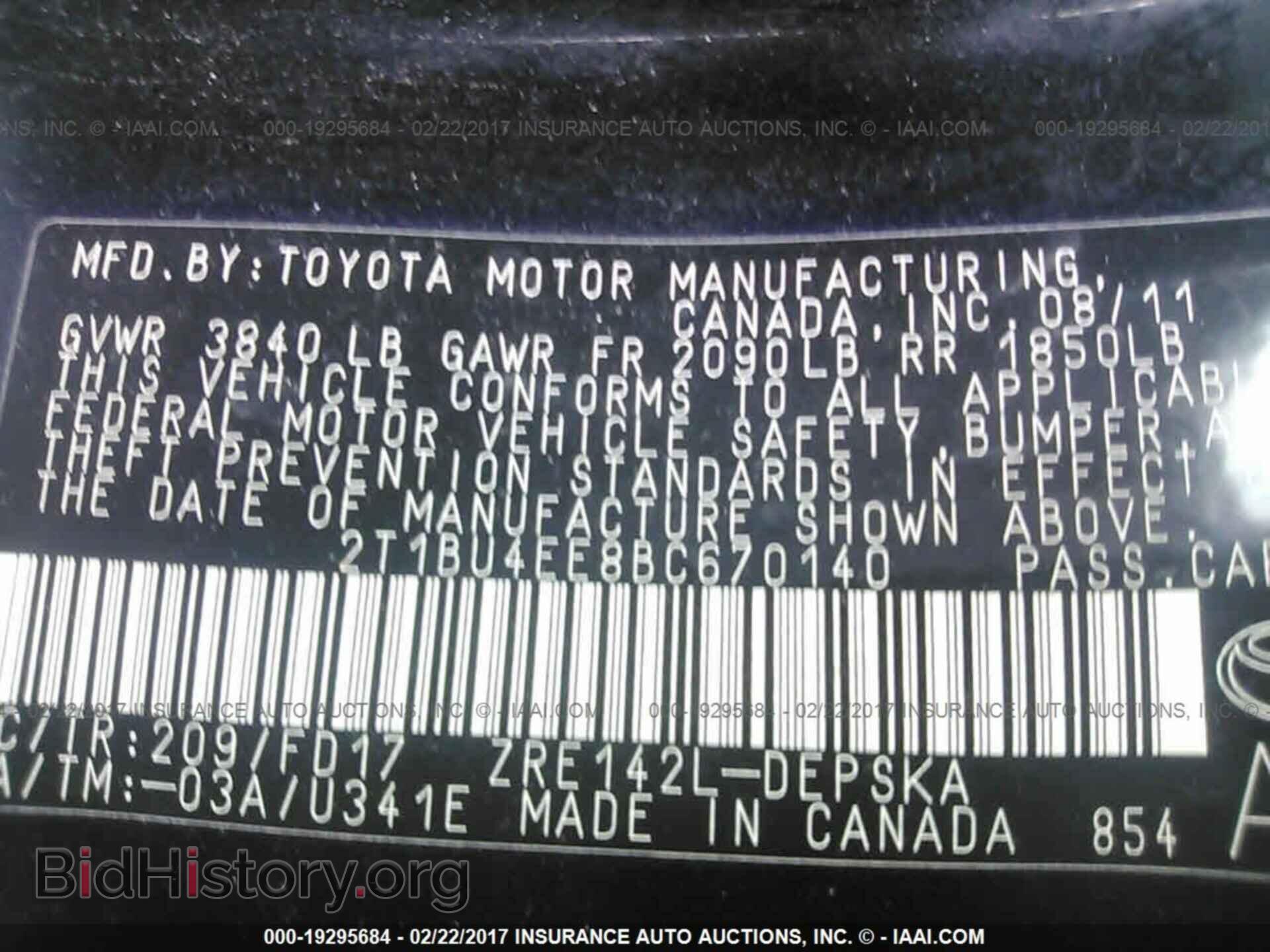 2011 Toyota Corolla - VIN: 2T1BU4EE8BC670140 - Photo 9