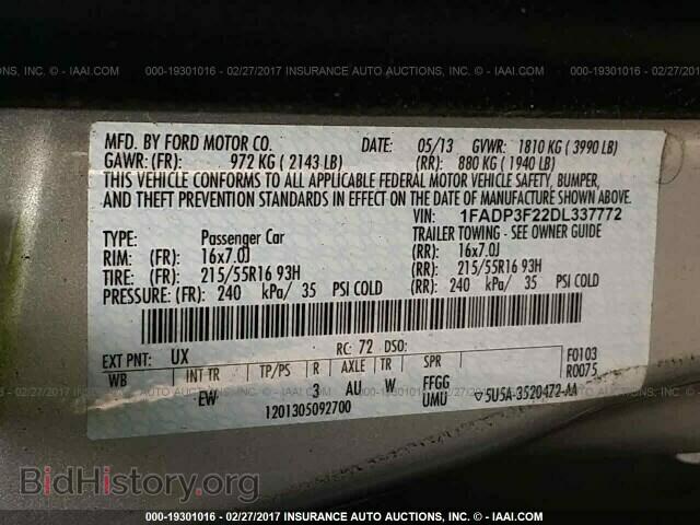 2013 Ford Focus - VIN: 1FADP3F22DL337772 - Photo 9