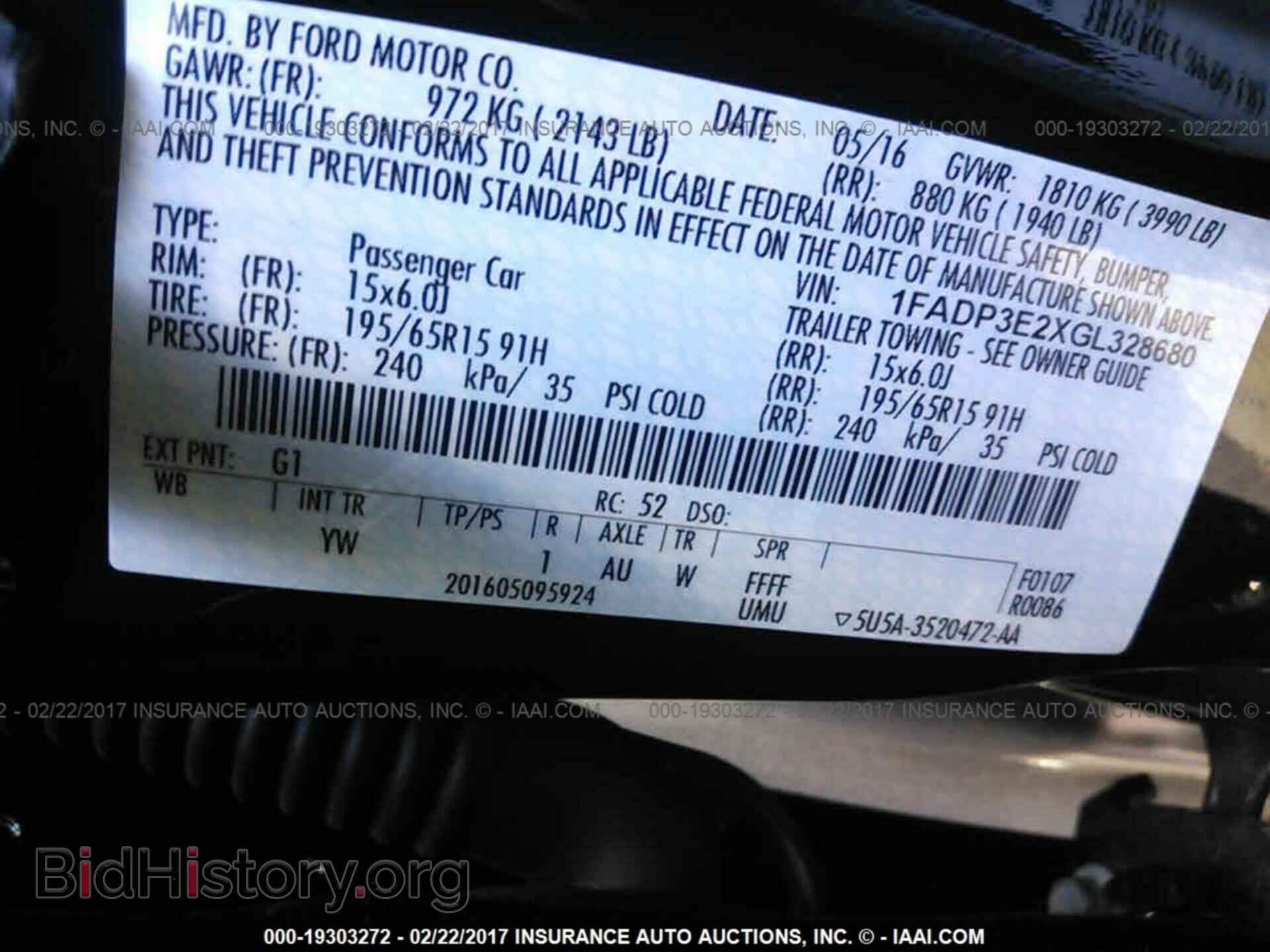 2016 FORD FOCUS - VIN: 1FADP3E2XGL328680 - Photo 9