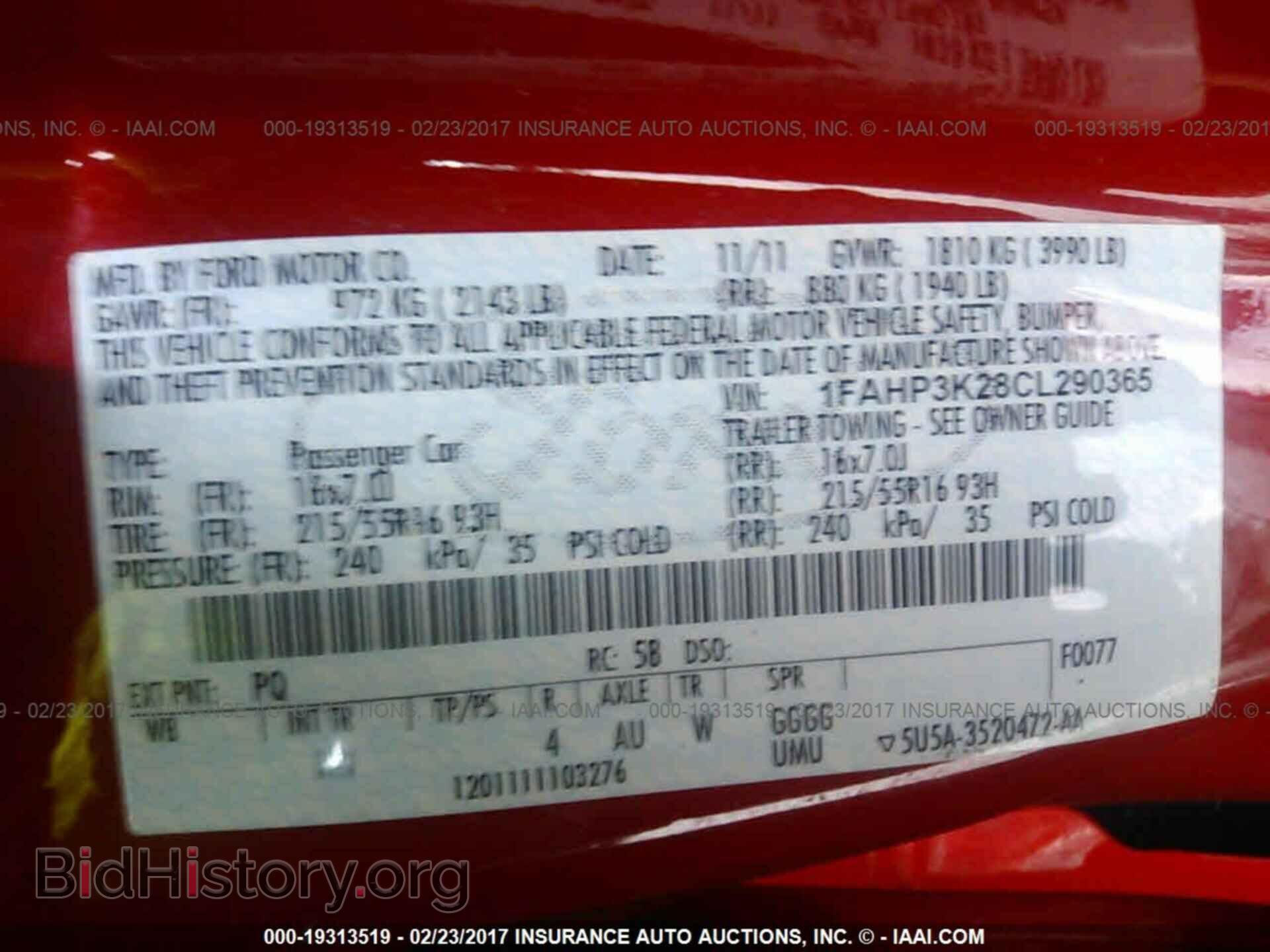 2012 Ford Focus - VIN: 1FAHP3K28CL290365 - Photo 9
