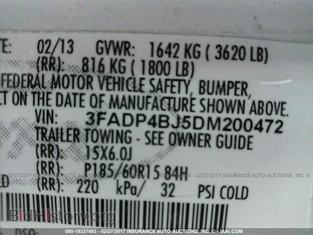 2013 Ford Fiesta - VIN: 3FADP4BJ5DM200472 - Фото 9
