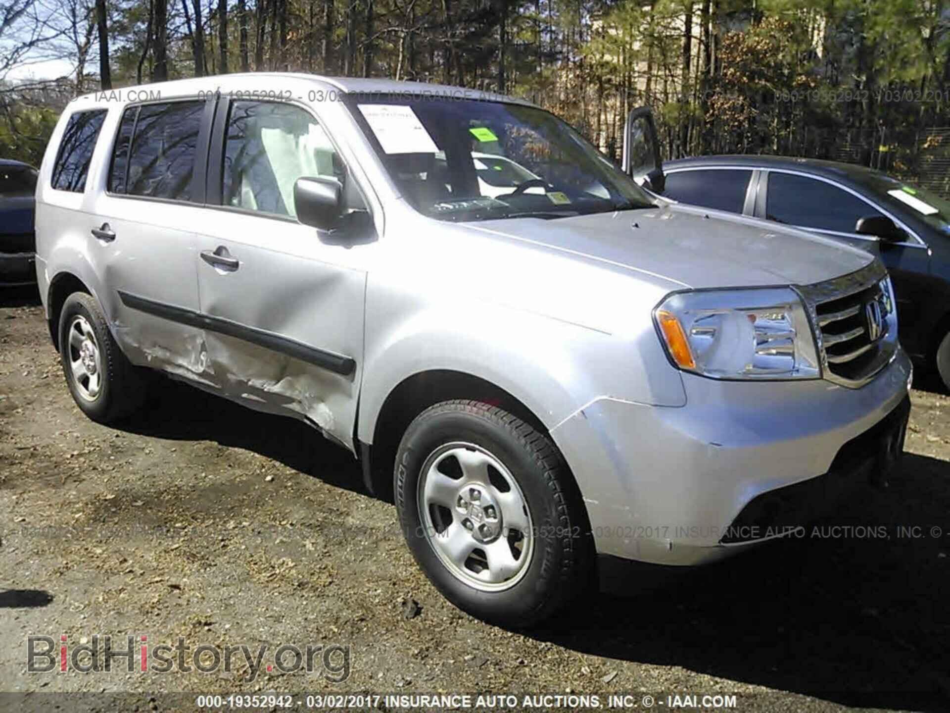 Фотография 5FNYF3H28CB005719 - Honda Pilot 2012