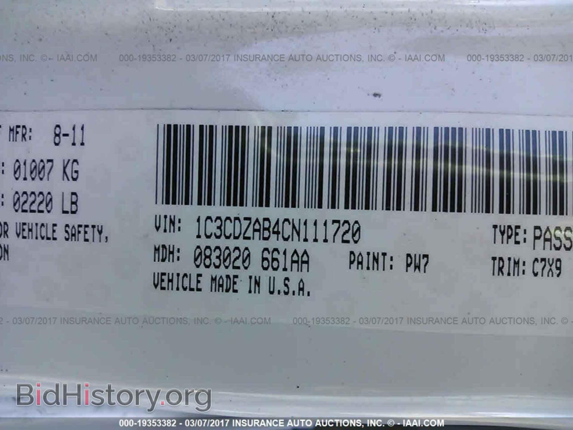 2012 Dodge Avenger - VIN: 1C3CDZAB4CN111720 - Photo 9