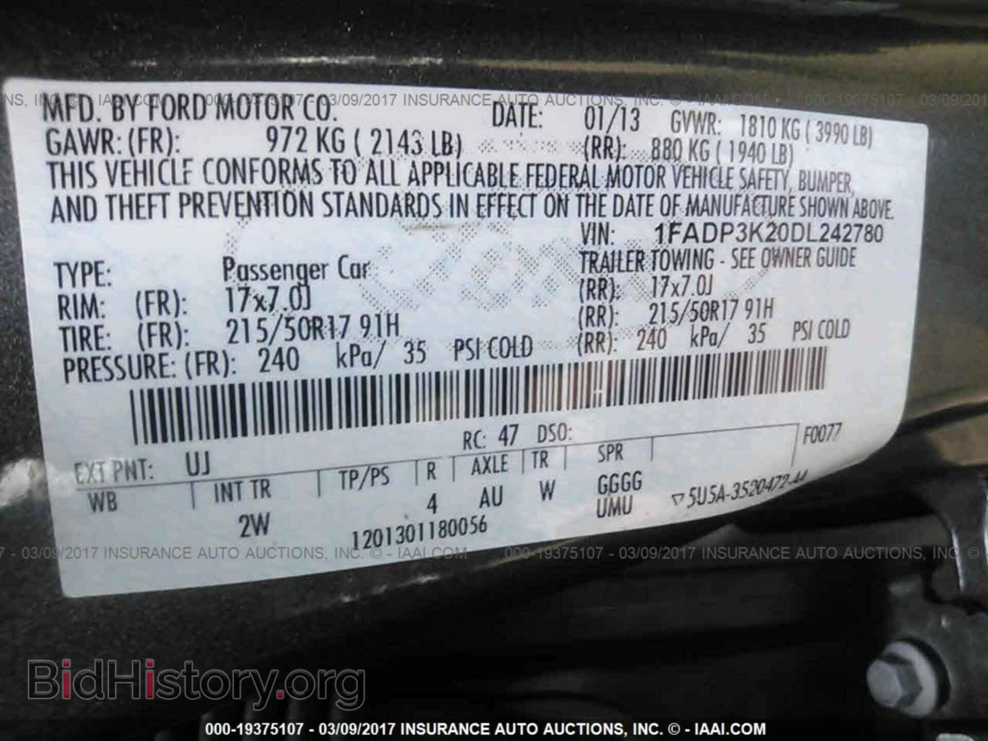 2013 Ford Focus - VIN: 1FADP3K20DL242780 - Photo 9