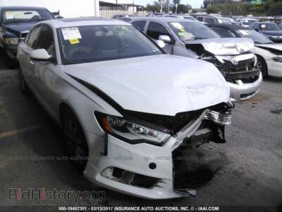2012 Audi A6, white — VIN WAUCFAFC2CN060482, IAAI