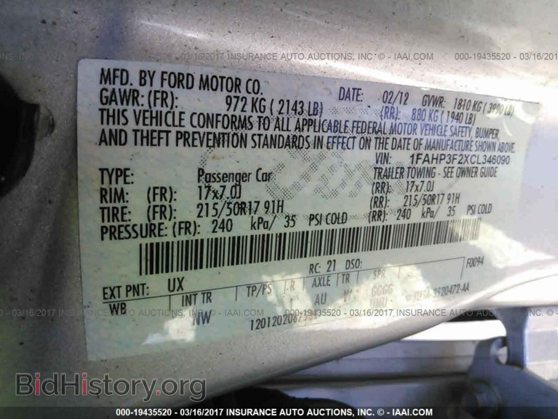 2012 Ford Focus - VIN: 1FAHP3F2XCL346090 - Photo 9