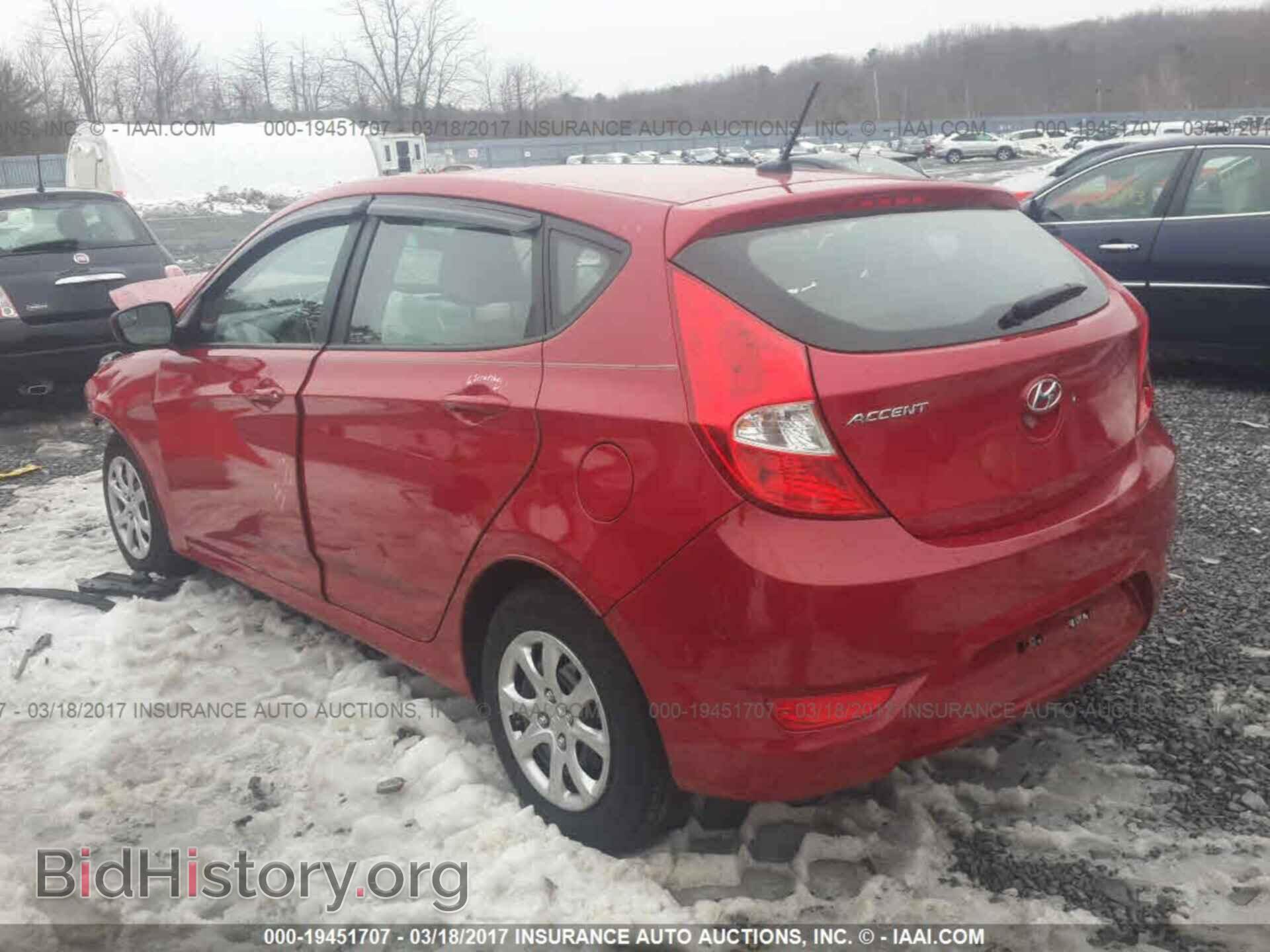 2014 HYUNDAI ACCENT - VIN: KMHCT5AE9EU193451 - Фото 3