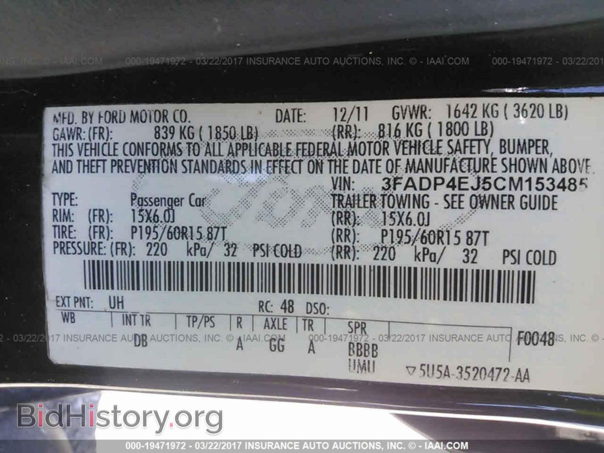 2012 Ford Fiesta - VIN: 3FADP4EJ5CM153485 - Photo 9