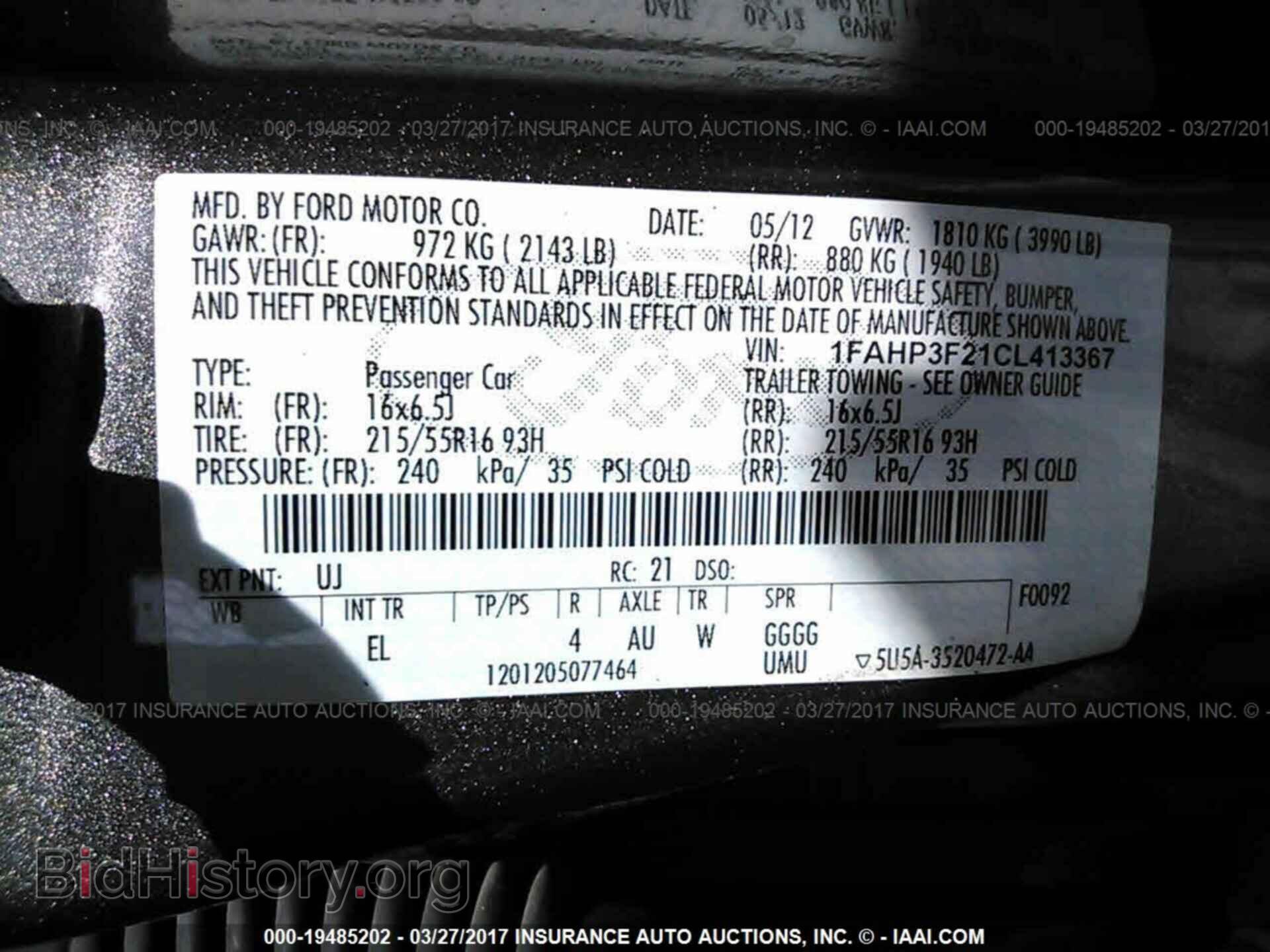 2012 Ford Focus - VIN: 1FAHP3F21CL413367 - Photo 9