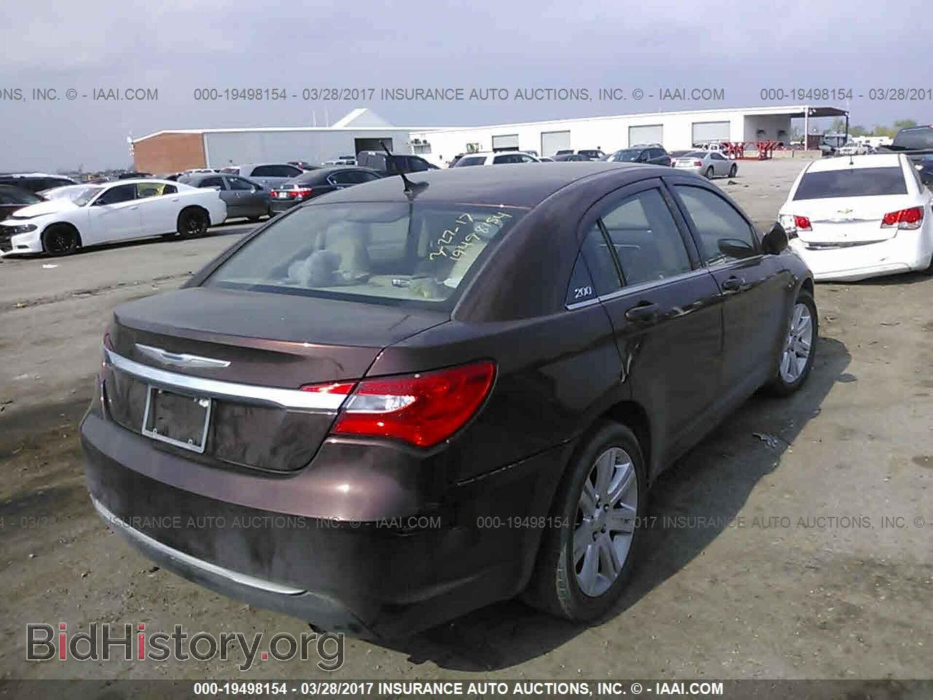 2012 Chrysler 200 - VIN: 1C3CCBAB1CN318737 - Фото 4