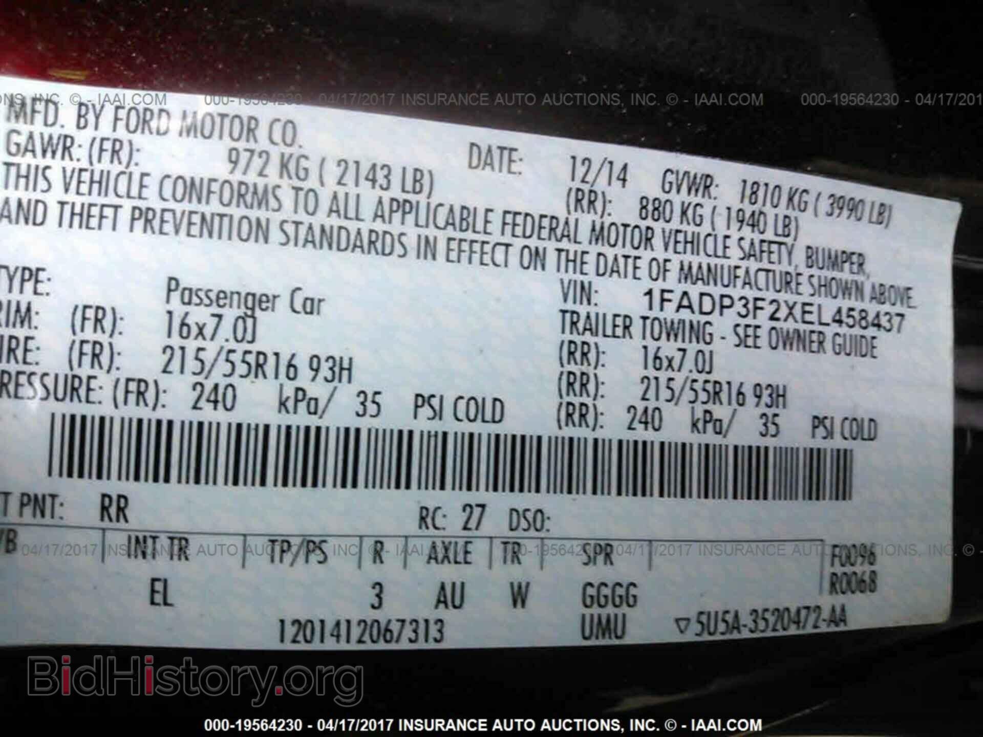 2014 Ford Focus - VIN: 1FADP3F2XEL458437 - Photo 9