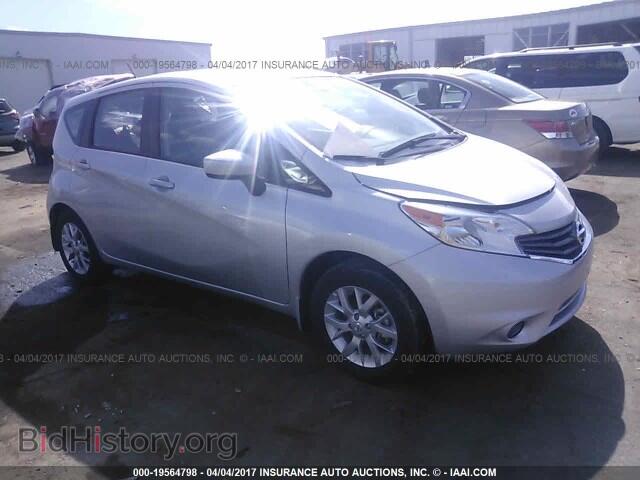 2016 Nissan VERSA NOTE (VIN 3N1CE2CPXGL365269) — фото 1 из 10, IAAI, повреждение: задняя часть
