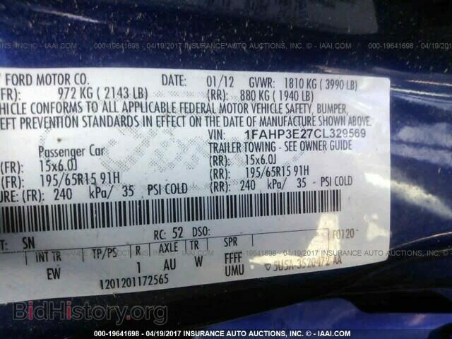 2012 Ford Focus - VIN: 1FAHP3E27CL329569 - Фото 9