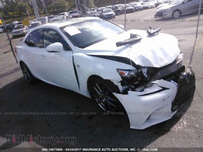 2015 Lexus IS, white — VIN JTHBF1D28F5044587, IAAI