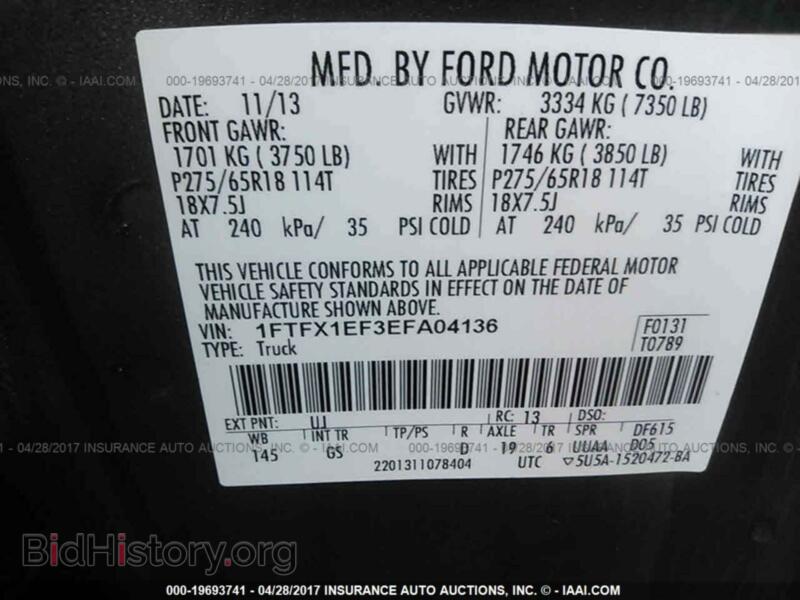 2014 Ford F150 (VIN 1FTFX1EF3EFA04136) — фото 9 из 10