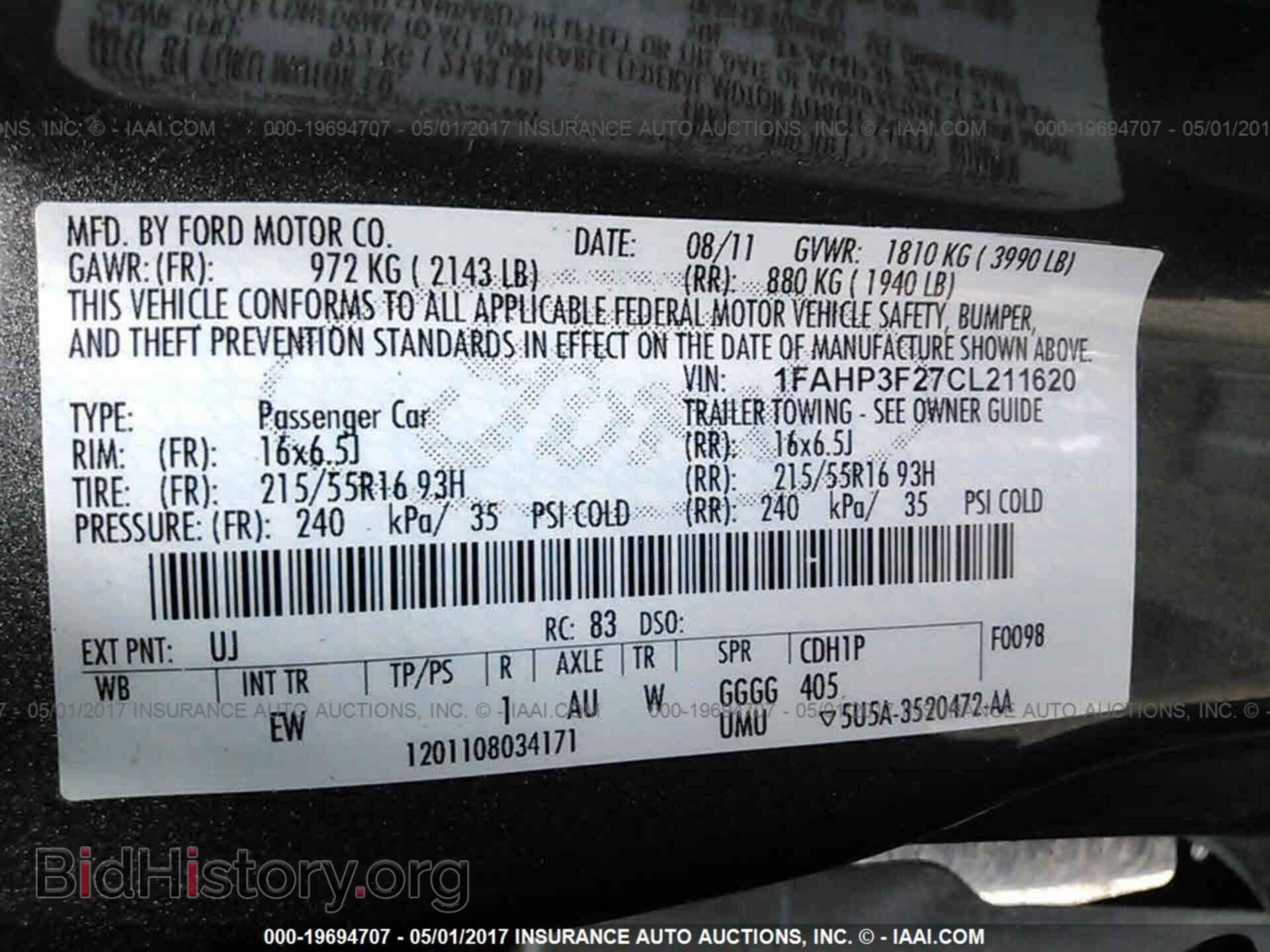 2012 Ford Focus - VIN: 1FAHP3F27CL211620 - Photo 9