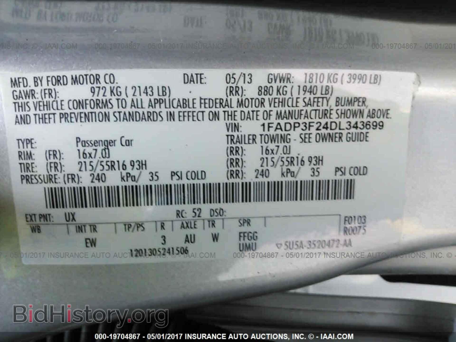2013 Ford Focus - VIN: 1FADP3F24DL343699 - Photo 9