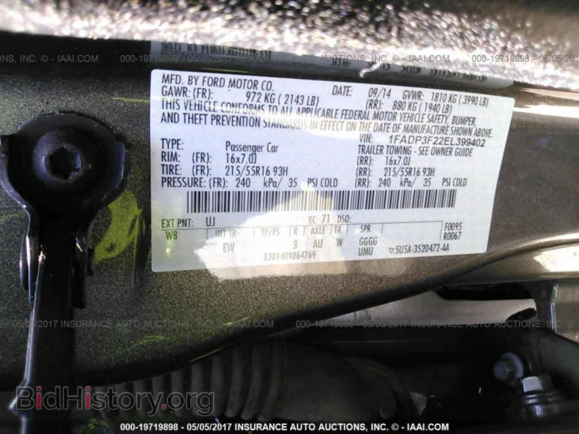 2014 Ford Focus - VIN: 1FADP3F22EL399402 - Photo 9