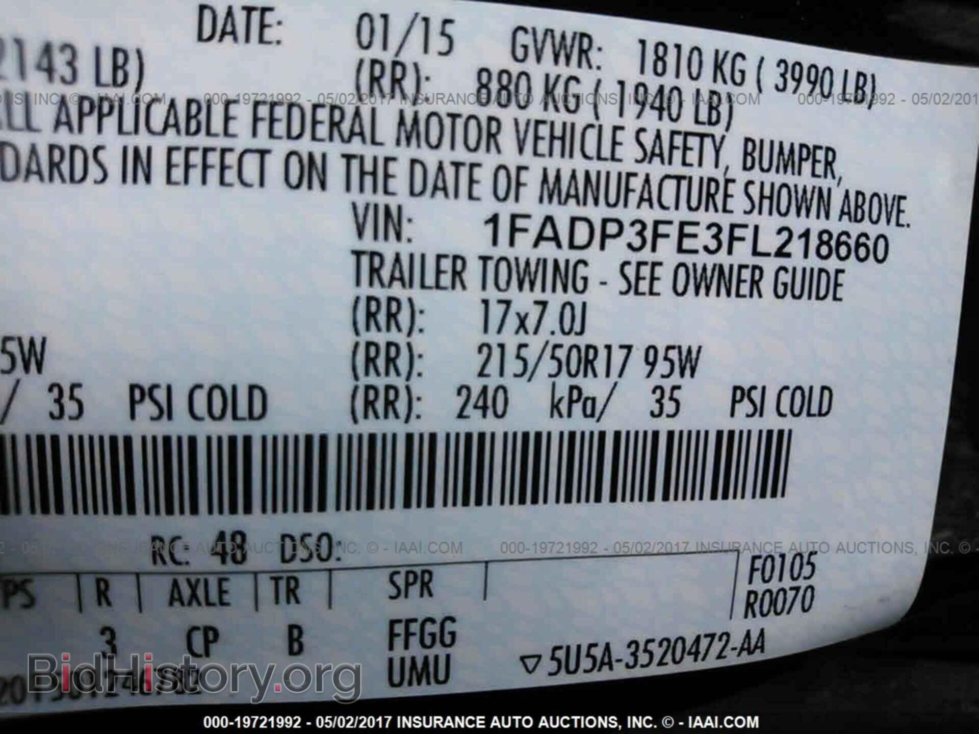 2015 Ford Focus - VIN: 1FADP3FE3FL218660 - Photo 9