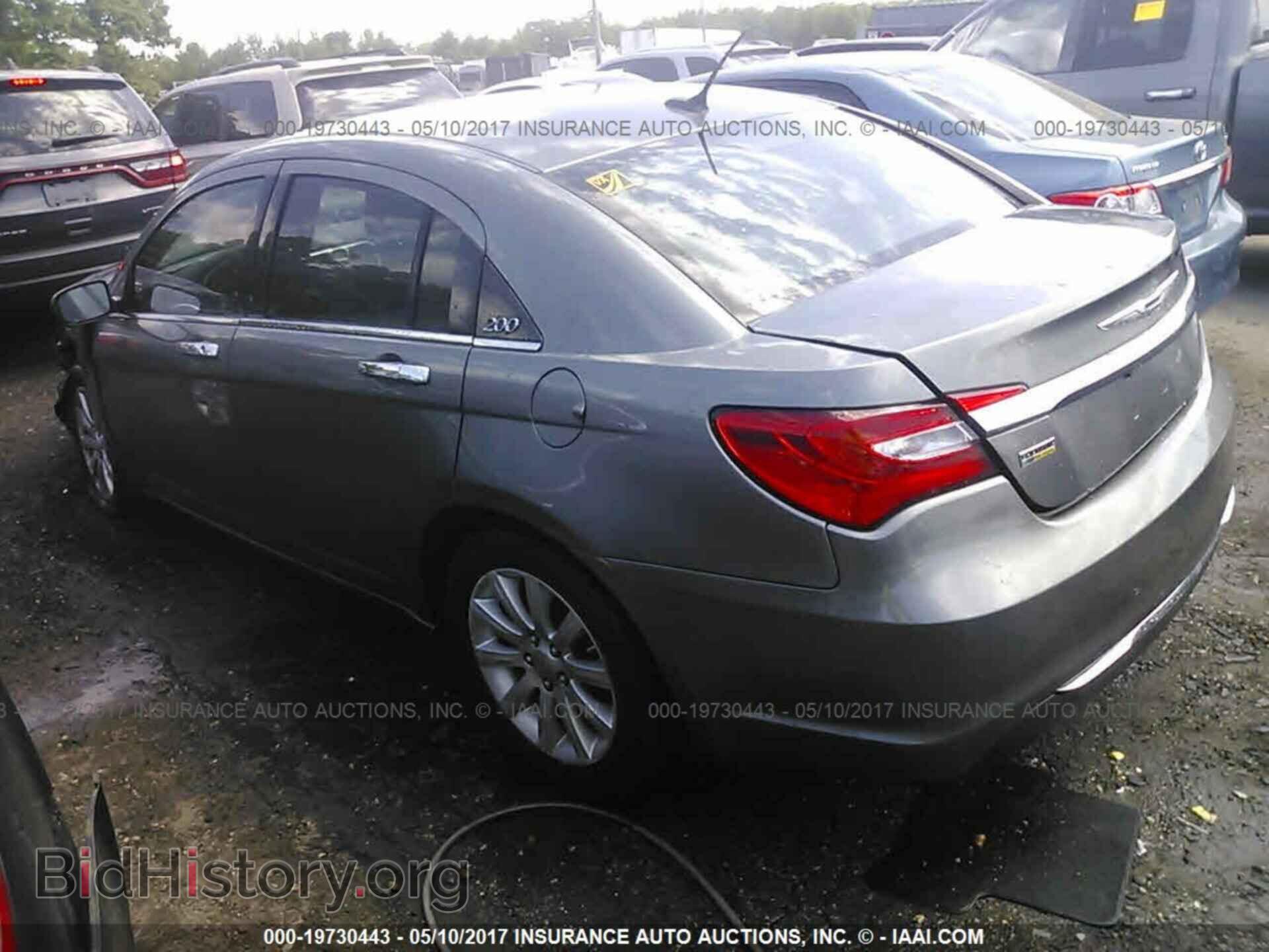 2012 Chrysler 200 - VIN: 1C3CCBBG6CN249201 - Photo 3